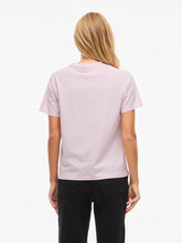 Carregar imagem no visualizador da galeria, T-shirt Vila algodão rosa claro
