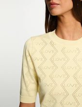 Carregar imagem no visualizador da galeria, Camisola malha amarelo MORGAN
