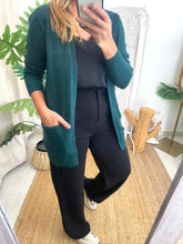 Carregar imagem no visualizador da galeria, Casaco Viril Open verde Vila
