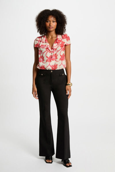 Calças bootcut preto MORGAN