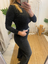 Carregar imagem no visualizador da galeria, Camisola cinza brilhos Morgan
