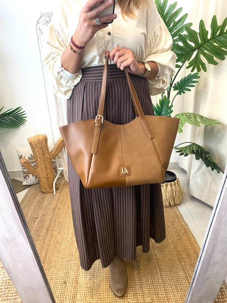 Shopper camel Don Algodon