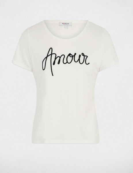 T-shirt amour Morgan