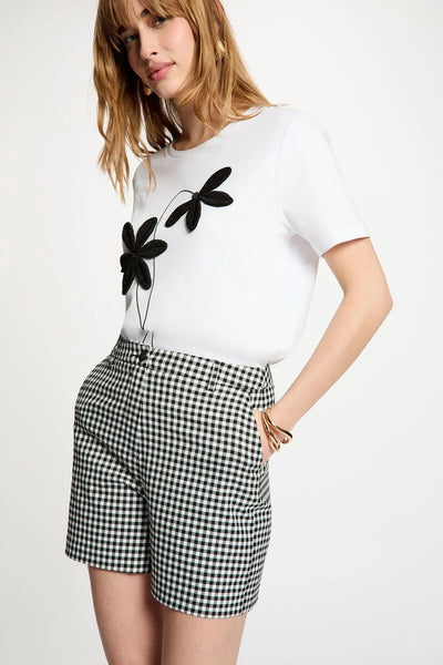 Calções vichy MORGAN