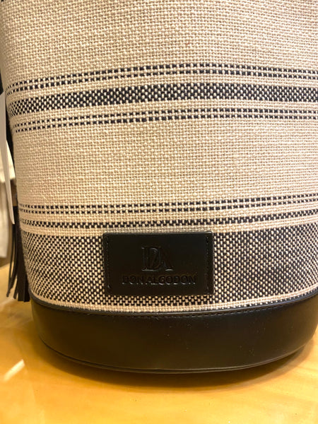 Mala redonda de traçar mesclada Don Algodon