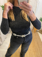 Carregar imagem no visualizador da galeria, Camisola cinza brilhos Morgan
