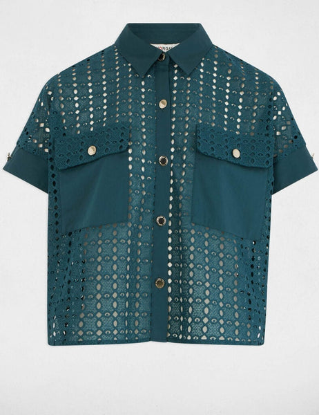 Camisa bordado Inglês Morgan