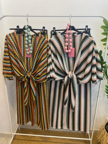 Conjunto de malha multicor