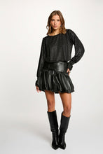 Carregar imagem no visualizador da galeria, Saia ecopele balão Morgan
