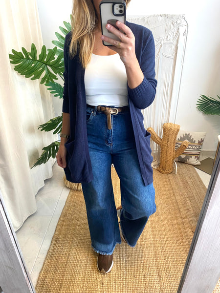 Casaco Viril Open marinho  Vila