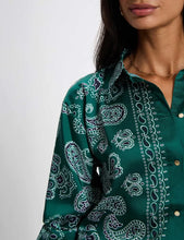 Carregar imagem no visualizador da galeria, Camisa Morgan cornucópias verde
