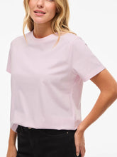 Carregar imagem no visualizador da galeria, T-shirt Vila algodão rosa claro
