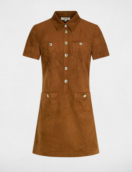 Vestido pele de pêssego MORGAN