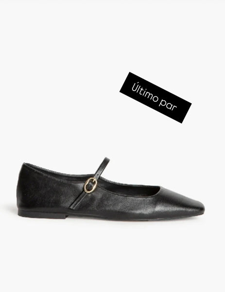Sapato mary jane preto Corina