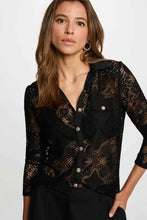 Carregar imagem no visualizador da galeria, Blusa Morgan renda preto
