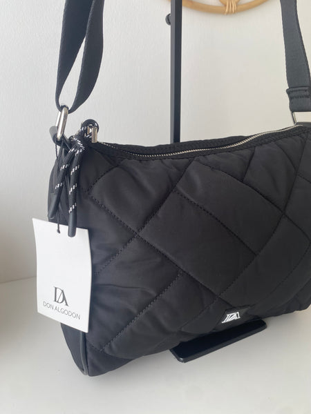 Mala de ombro nylon preto Don Algodon