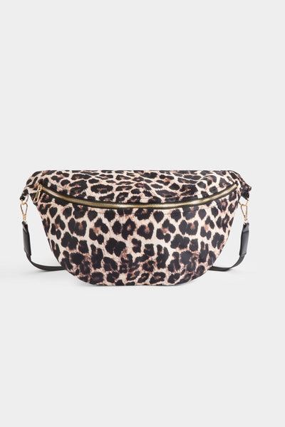 Bolsa de cintura leopardo Morgan