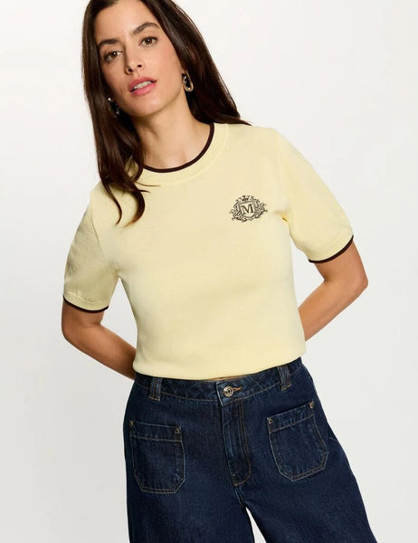 Camisola malha amarelo MORGAN