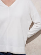 Carregar imagem no visualizador da galeria, Camisola de malha fininha branco Smf
