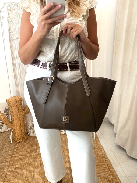 Shopper castanho Don Algodon