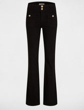 Carregar imagem no visualizador da galeria, Calças boot cut preto Morgan
