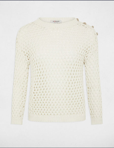 Camisola malha aberta MORGAN