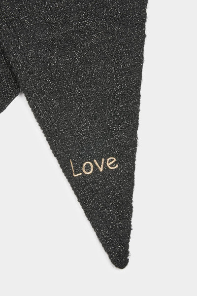 Lenço de malha com brilho Morgan