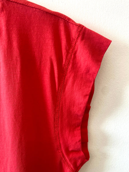 T-shirt algodão vermelho