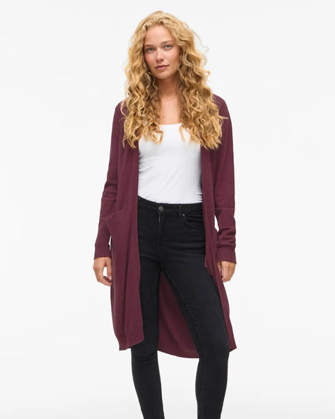 Casaco Viril long Bordeaux