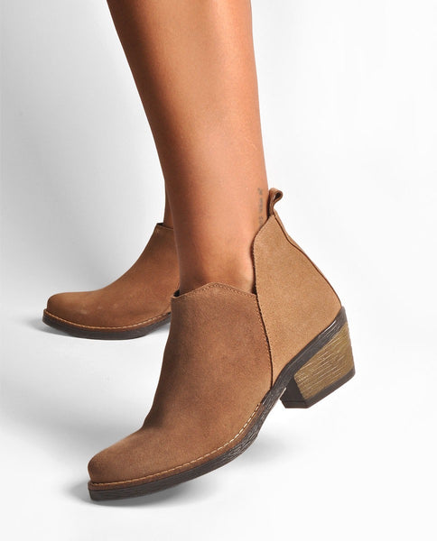 Botim de camurça toupe Ruika