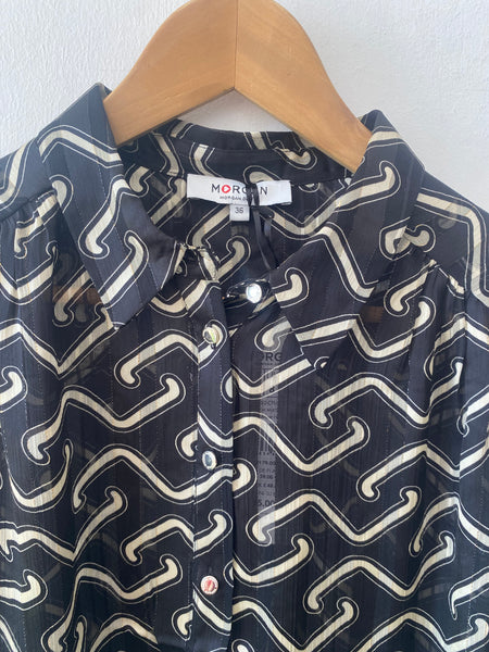 Camisa estampa preto MORGAN
