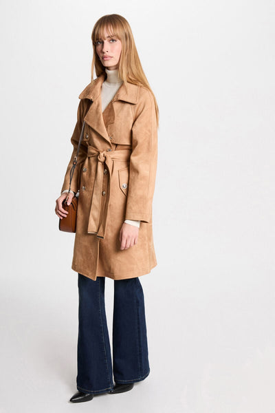 Casaco pele de pêssego Morgan