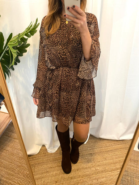Vestido Morgan animal print