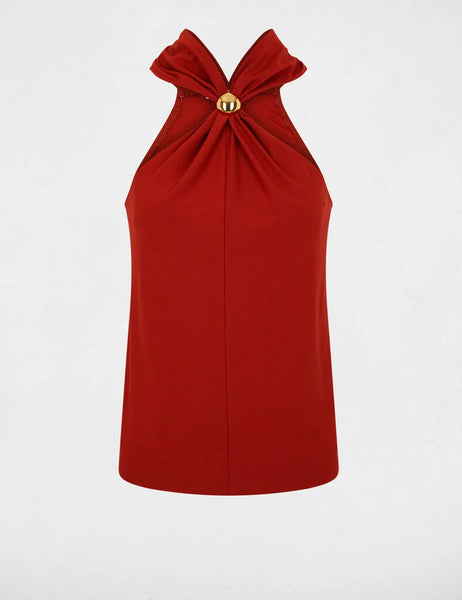 Top Morgan halter paprika