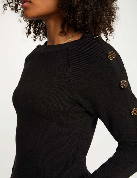 Camisola de malha preto Morgan