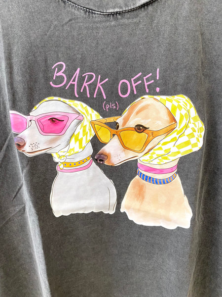 T-shirt de algodão Bark Off