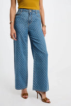 Carregar imagem no visualizador da galeria, Calça ganga wide leg MORGAN
