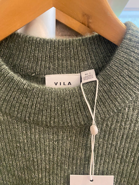 Camisola Vivioli kaki Vila