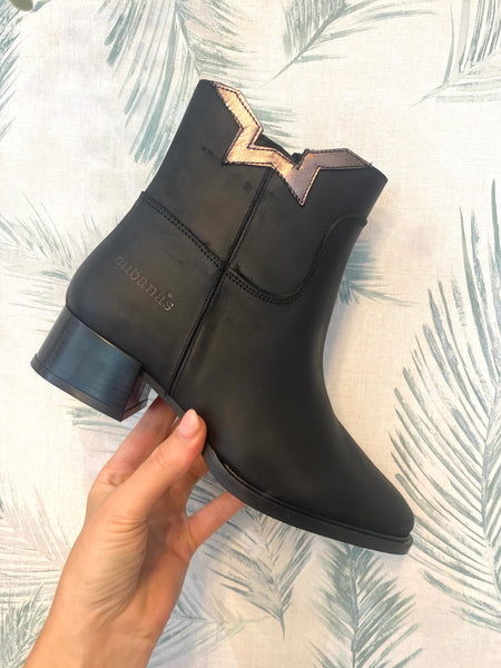 Botas Cubanas Indre preto estrela
