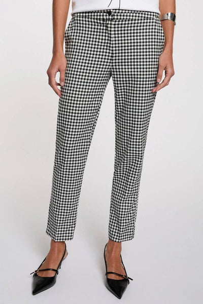 Calça padrão Vichy MORGAN