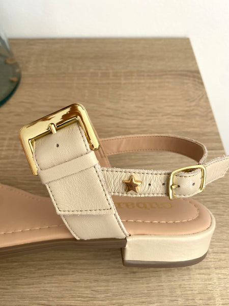 Sandália São beje Cubanas