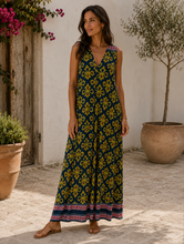 Carregar imagem no visualizador da galeria, Vestido malha fria Marrocos verde
