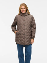 Carregar imagem no visualizador da galeria, Parka acolchoada capuz toupe Vila
