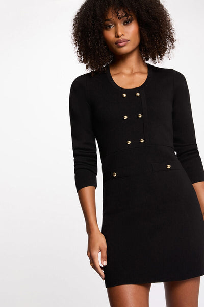 Vestido de malha preto Morgan