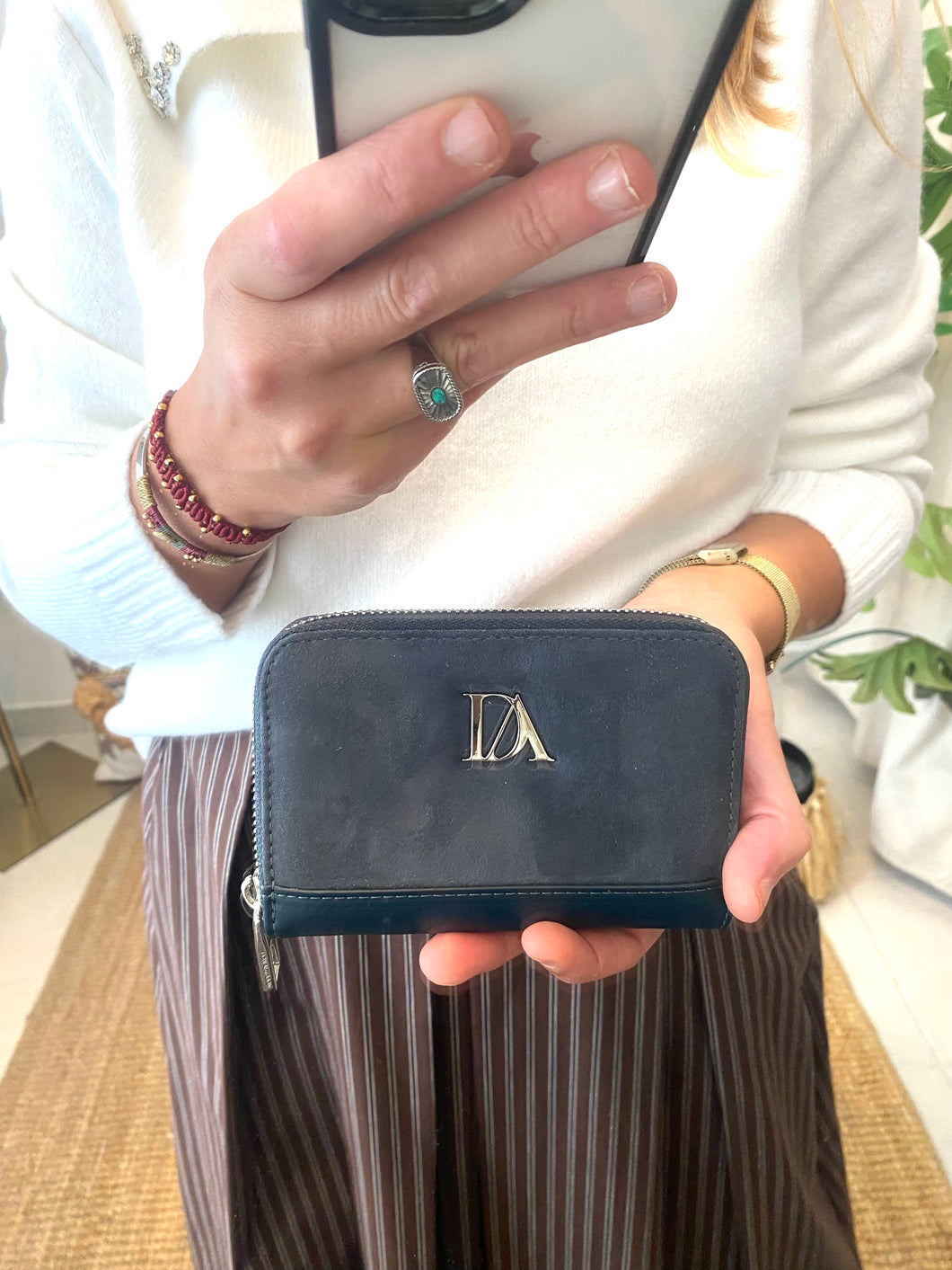 Carteira azul Don Algodon