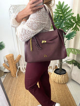 Carregar imagem no visualizador da galeria, Mala de ombro Bordeaux Don Algodon
