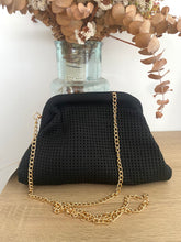 Carregar imagem no visualizador da galeria, Clutch malha lisa preto
