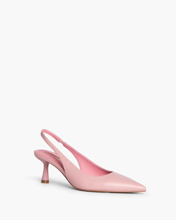 Sapato aberto atrás rosa candy Corina