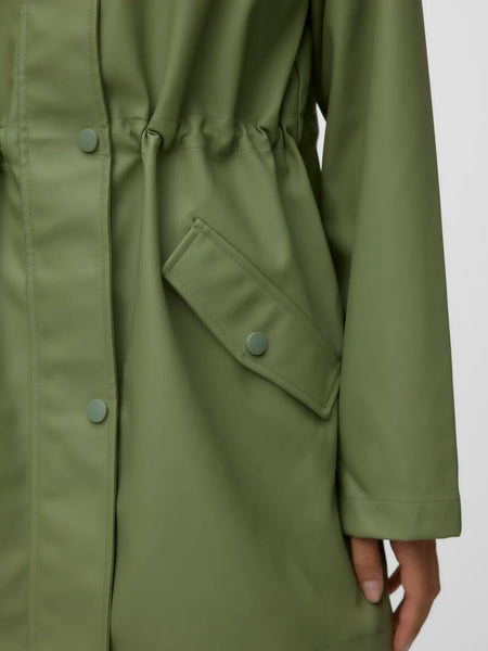 Parka de chuva verde