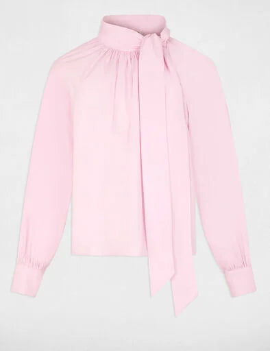 Camisa Morgan rosa de laçada